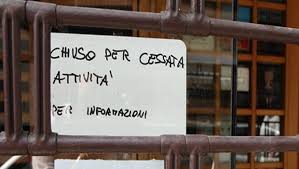 immagine crisi commercio